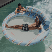 Blue & Red Floating Dock